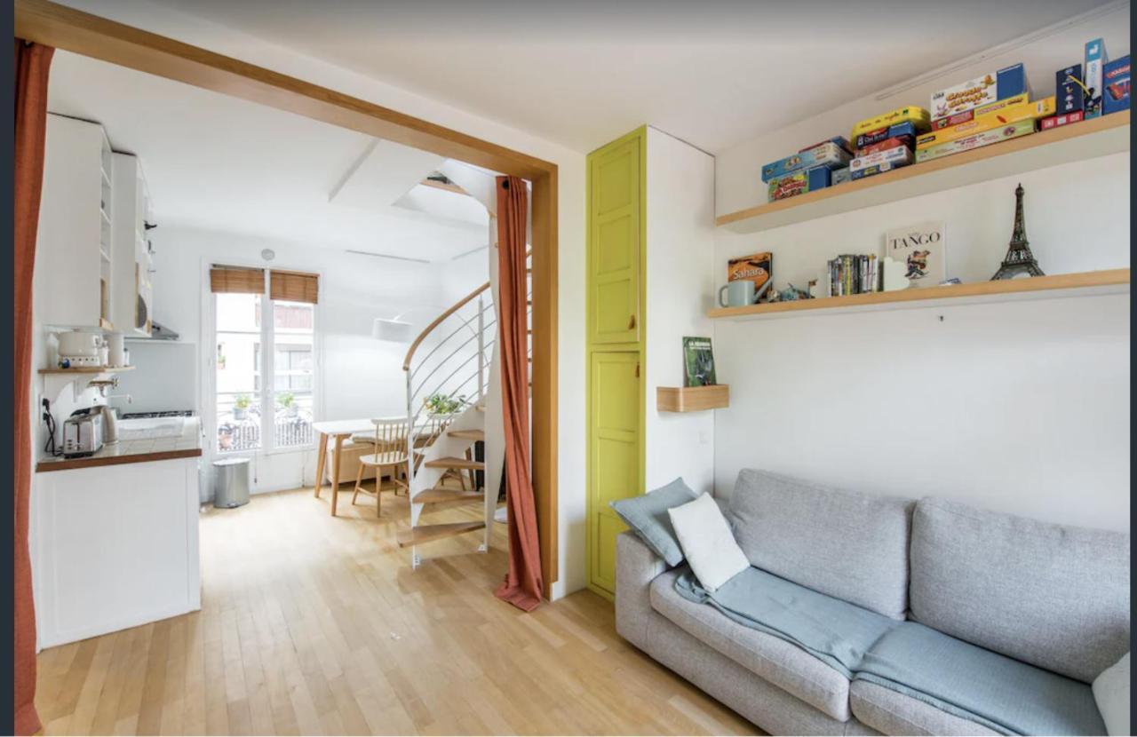 Paris Petit Appartement Lumineux Et Atypique Exterior foto