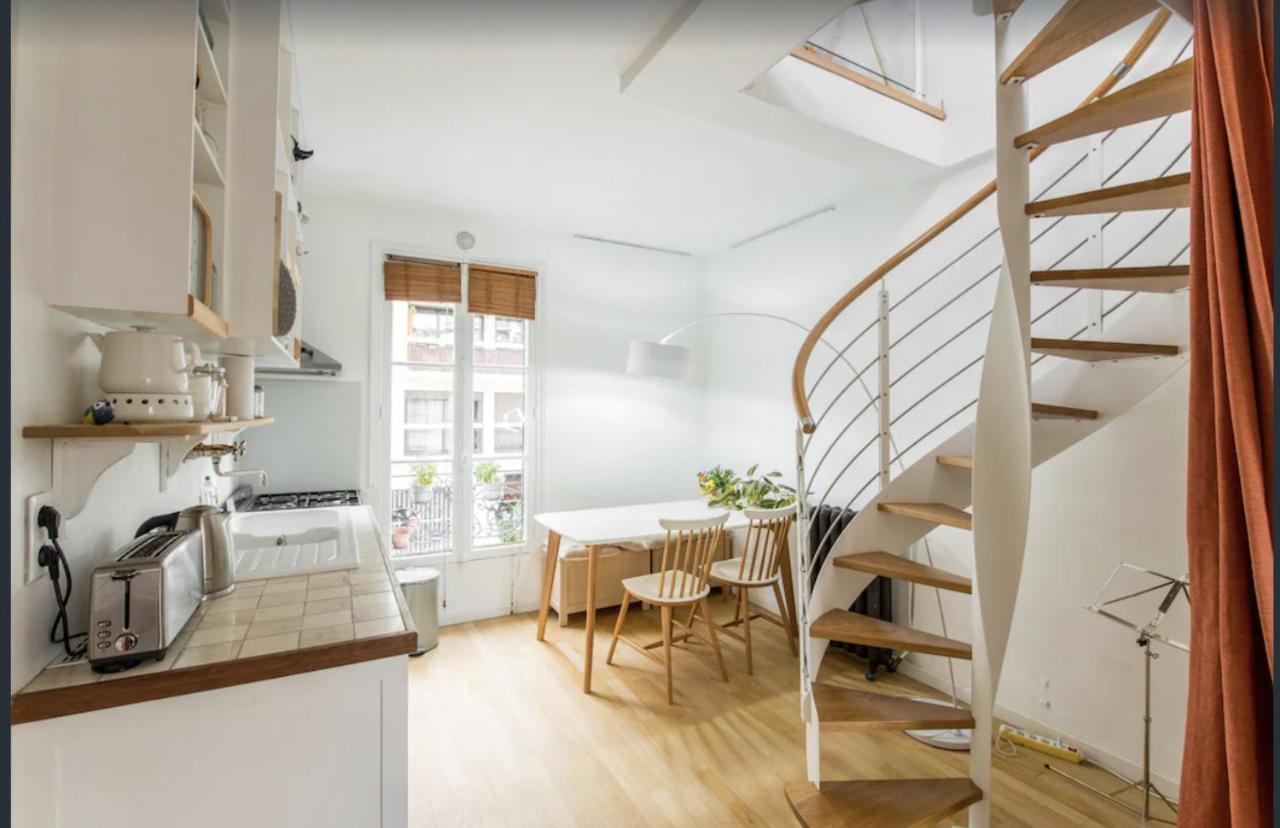 Paris Petit Appartement Lumineux Et Atypique Exterior foto