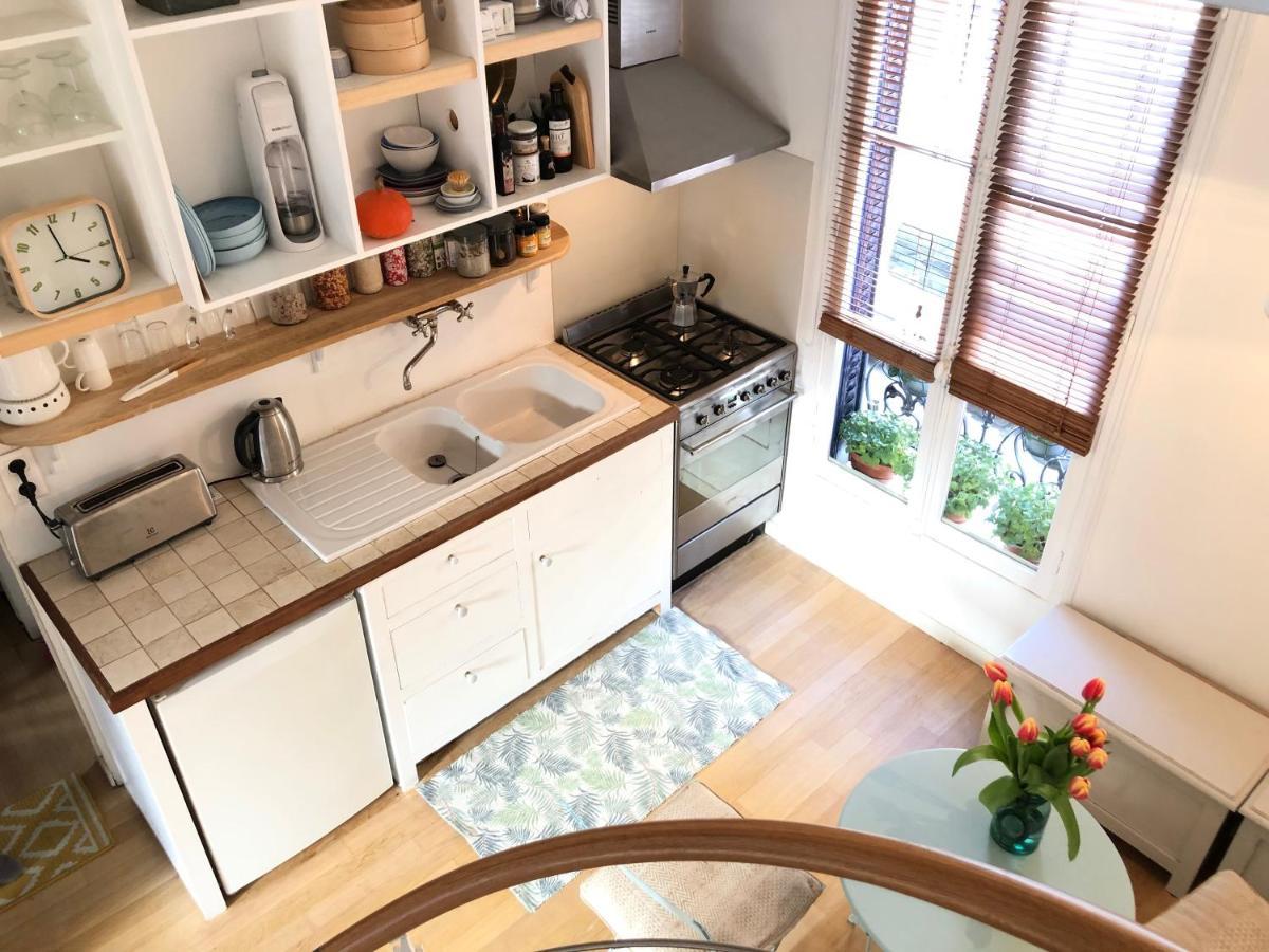 Paris Petit Appartement Lumineux Et Atypique Exterior foto